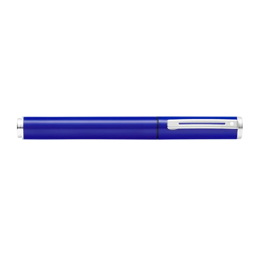 Sheaffer 9201 Pop Rollerball Pen Blue with Chrome-Plated Trim