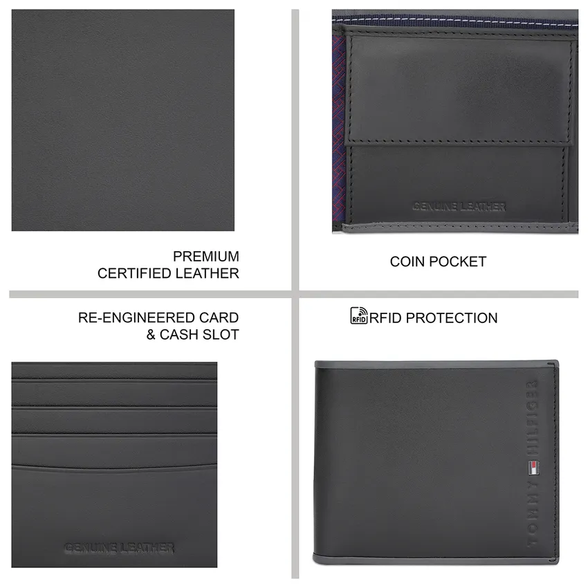 Tommy Hilfiger Wallet-Burdell Black