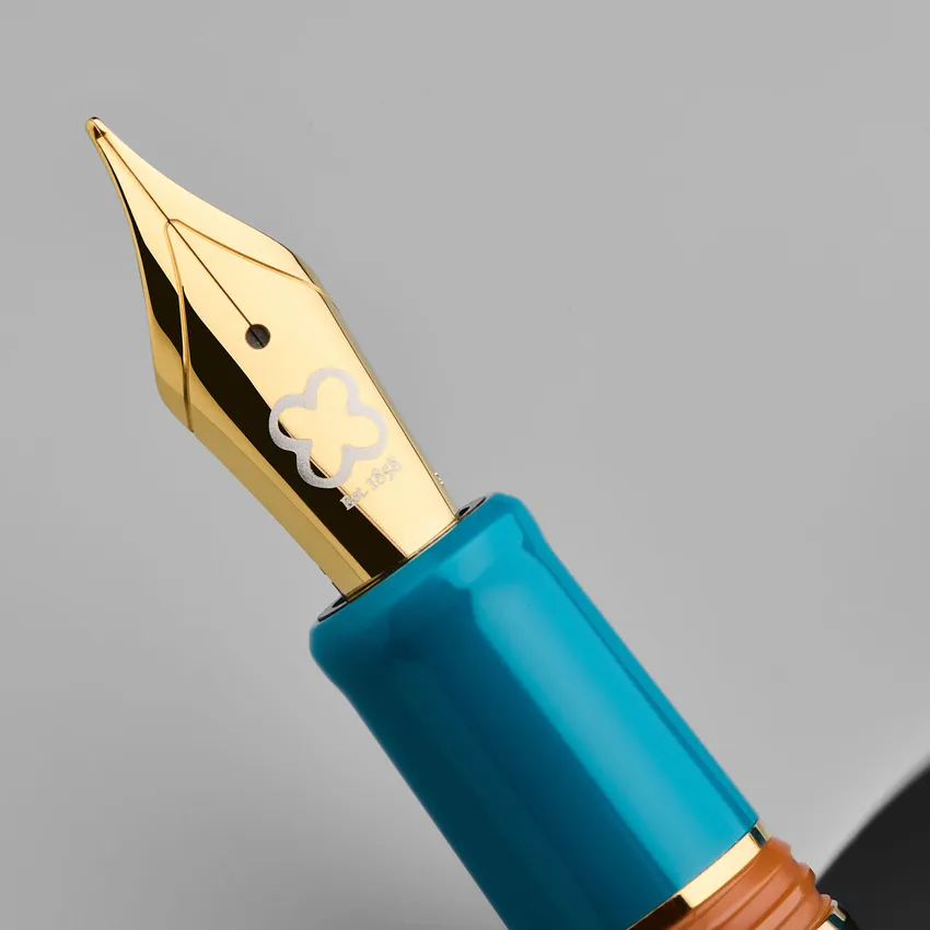 Esterbrook Back to the Land Estie Funky Lake Fountain Pen with Gold Trims - Fine