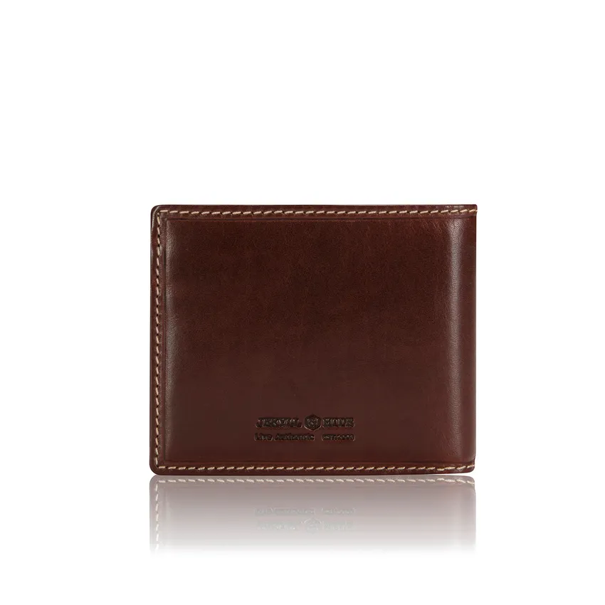Jekyll & Hide 6492 Medium Bifold Wallet With Coin - Mocha